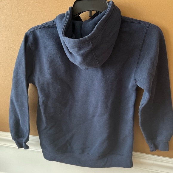 Dodger Kids Vintage Long Beach Island Y2K LBI Navy Hoodie Size Large - Picture 5 of 5